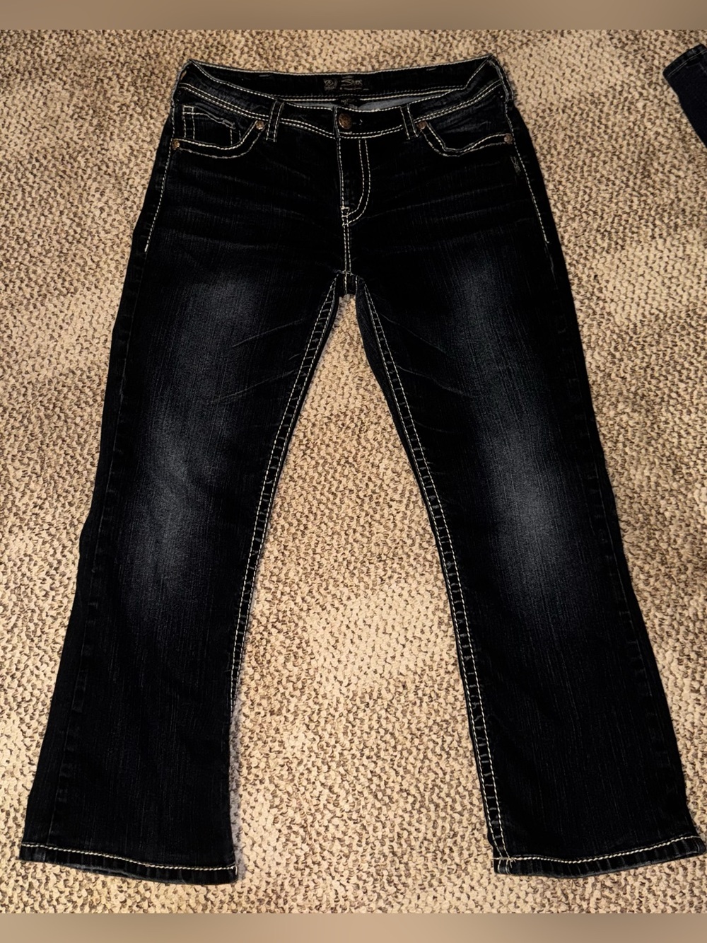 Silver Natsuki Flap Jeans